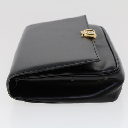 Luxury CELINE Shoulder Bag Leather Black  ar9833