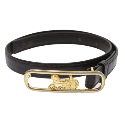 Luxury CELINE Belt Leather 28"" Brown  ar9886B