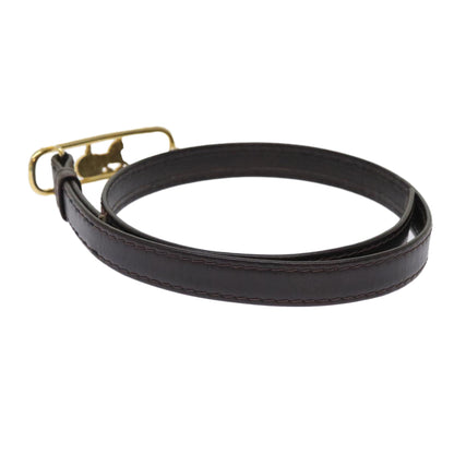 Luxury CELINE Belt Leather 28"" Brown  ar9886B