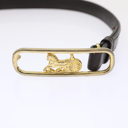 Luxury CELINE Belt Leather 28"" Brown  ar9886B