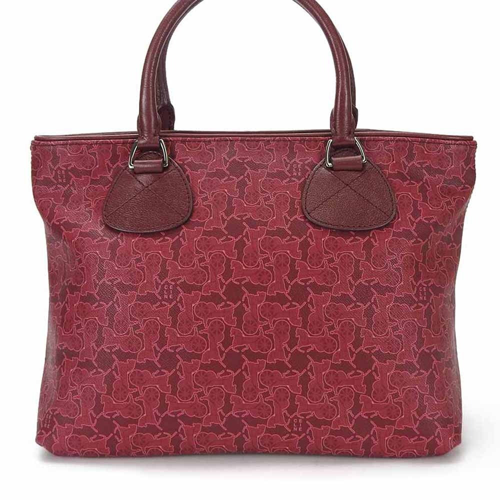 CELINE Handbag PVC, Leather pink Women
