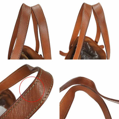 CELINE Tote Bag PVC, Leather Brown Macadam Women
