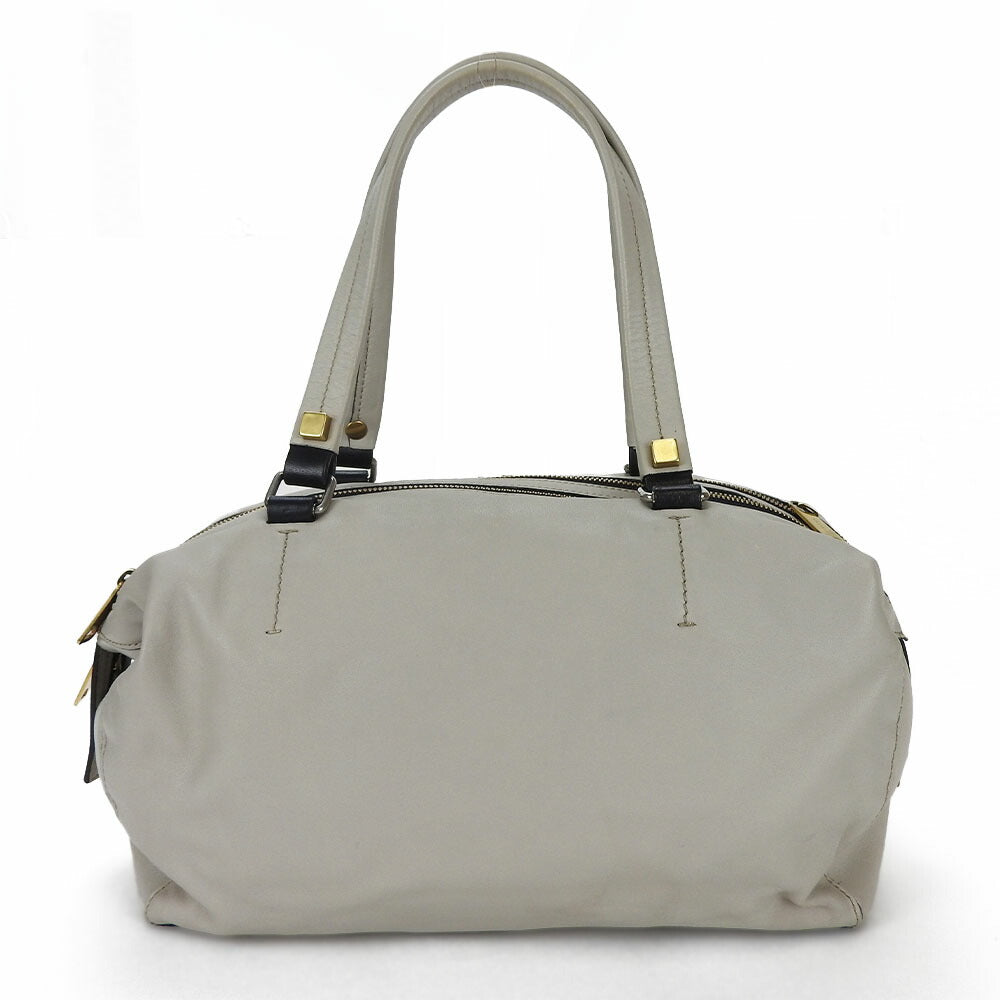 CELINE Handbag 166393FTS.08GC leather gray Marine Women