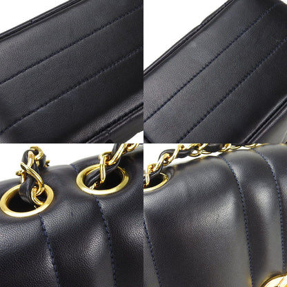 CHANEL Shoulder Bag A05292 lambskin Navy COCO Mark Women