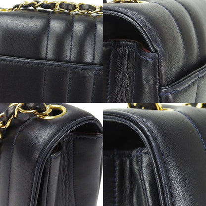 CHANEL Shoulder Bag A05292 lambskin Navy COCO Mark Women