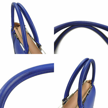 FENDI Handbag 8BH279 leather Blue type Trois Jules Women