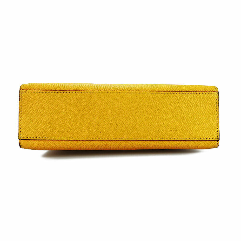 CELINE Shoulder Bag leather yellow Women