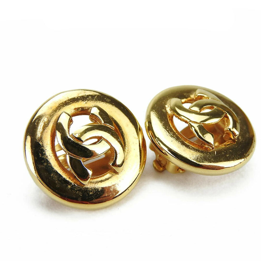 CHANEL Earring metal gold Women