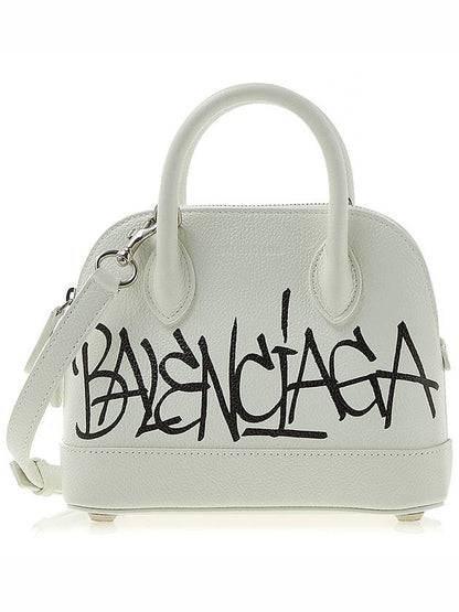 Luxury Balenciaga Trending 2025 Ville Graffiti Tote Bag White