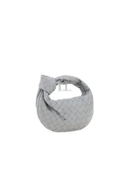 Luxury Bottega Veneta Jodie Intrecciato Small Tote Bag Grey