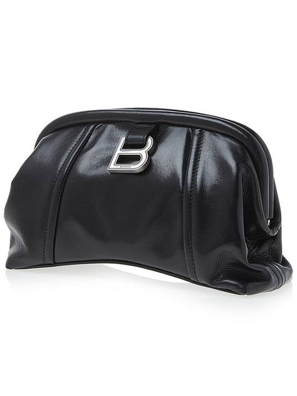 Luxury Balenciaga Trending 2025 Editor XS Clutch Bag Black