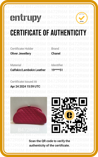 Chanel Pink Quilted Lambskin Leather Timeless Frame Clutch