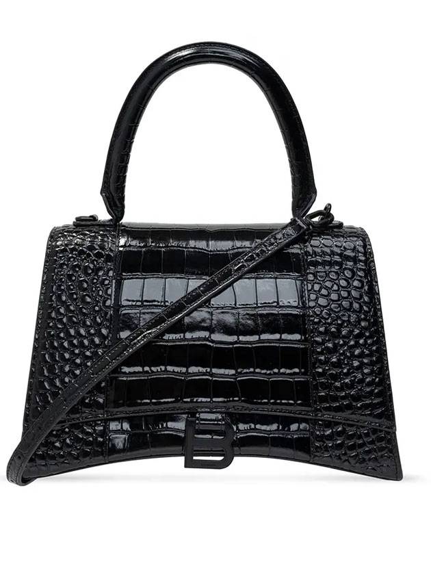 Luxury Balenciaga Trending 2025 Hourglass Top Handle Tote Bag Black