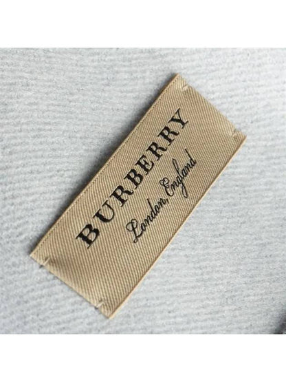 Luxury Burberry WoMen's Check Reversible Wool Cape Grey