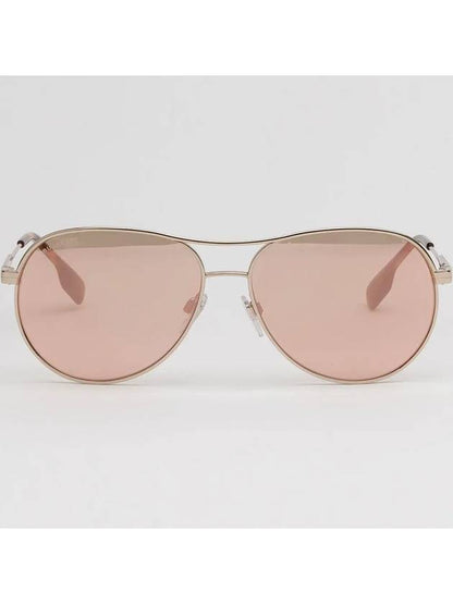Luxury Burberry Eyewear Tara Boeing Sunglasses Light Gold