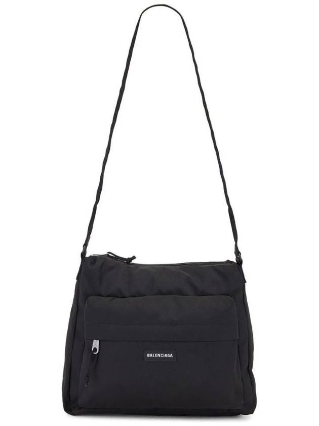 Luxury Balenciaga Trending 2025 Explorer Cross Bag Black