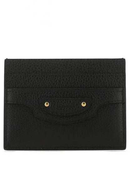 Luxury Balenciaga Trending 2025 Neo Classic Card Wallet Black