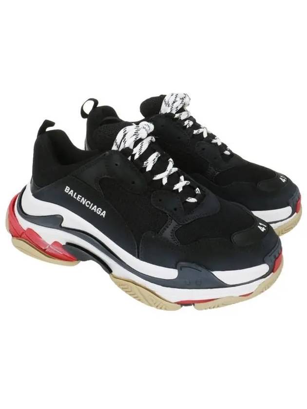 Luxury Balenciaga Trending 2025 Triple S Low Top Sneakers Black