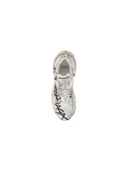 Luxury Balenciaga Trending 2025 Runner Graffiti Low Top Sneakers White