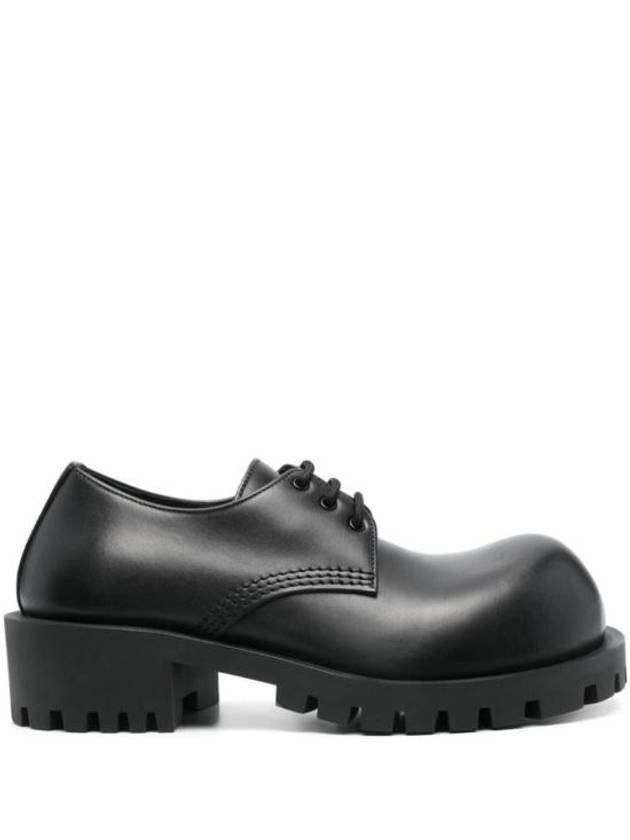 Luxury Balenciaga Trending 2025 Hummer Leather Derby Black