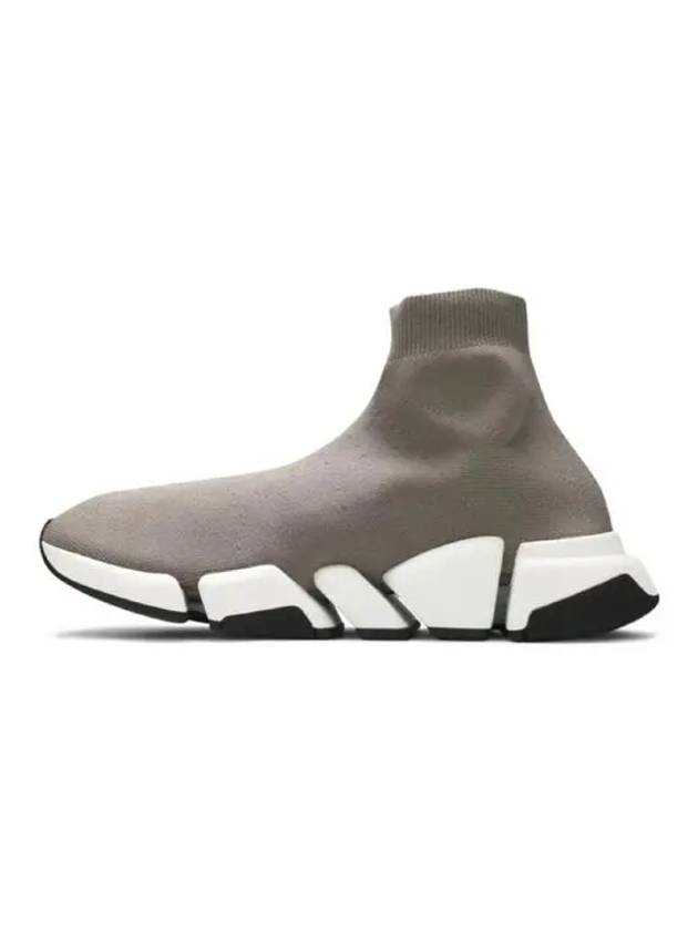 Luxury Balenciaga Trending 2025 Speed 2.0 High Top Sneakers Dark Beige