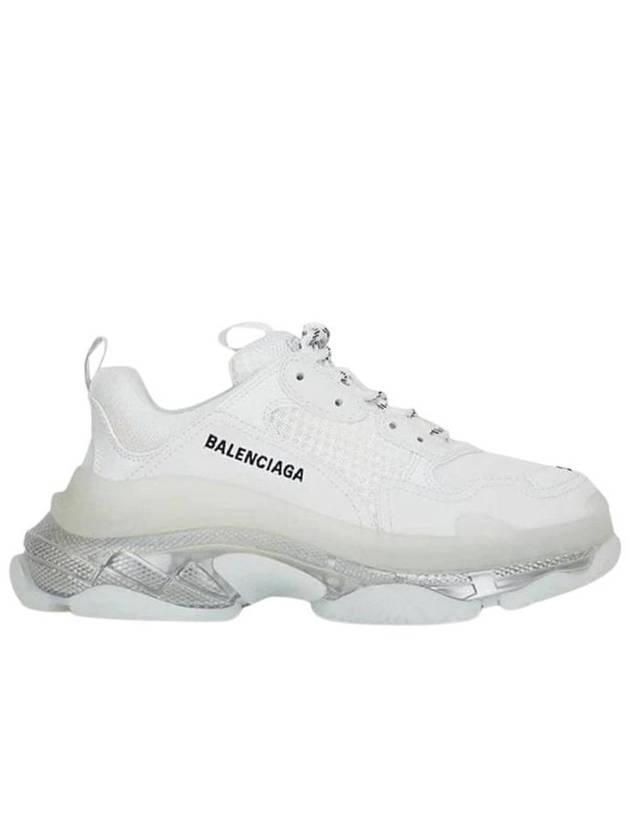 Luxury Balenciaga Trending 2025 Triple S Low Top Sneakers White Iridescent