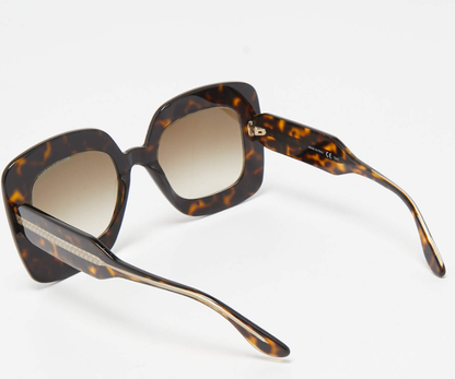BOTTEGA VENETA WOMEN'S TORTOISE OVERSIZED SUNGLASSES