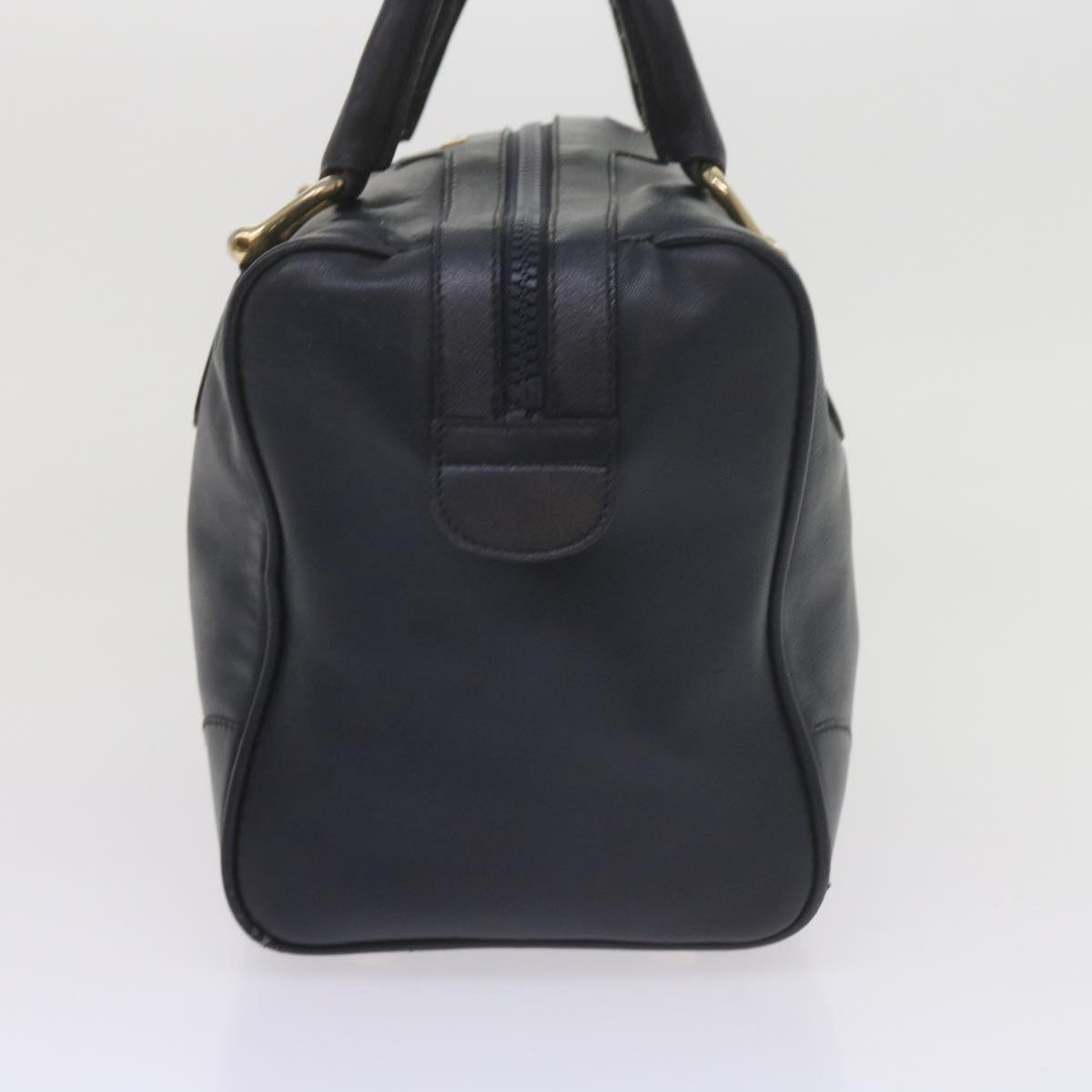 Luxury CELINE Hand Bag Leather Navy  10419