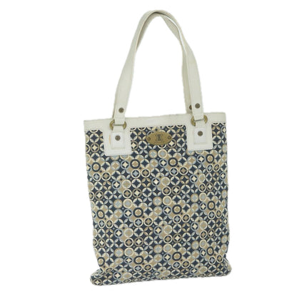 Luxury CELINE Tote Bag Canvas Navy  10436