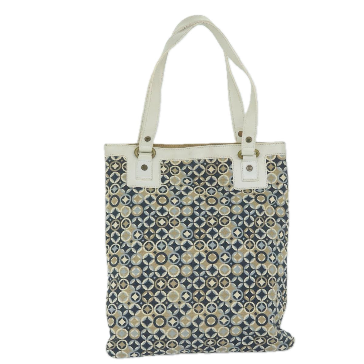 Luxury CELINE Tote Bag Canvas Navy  10436