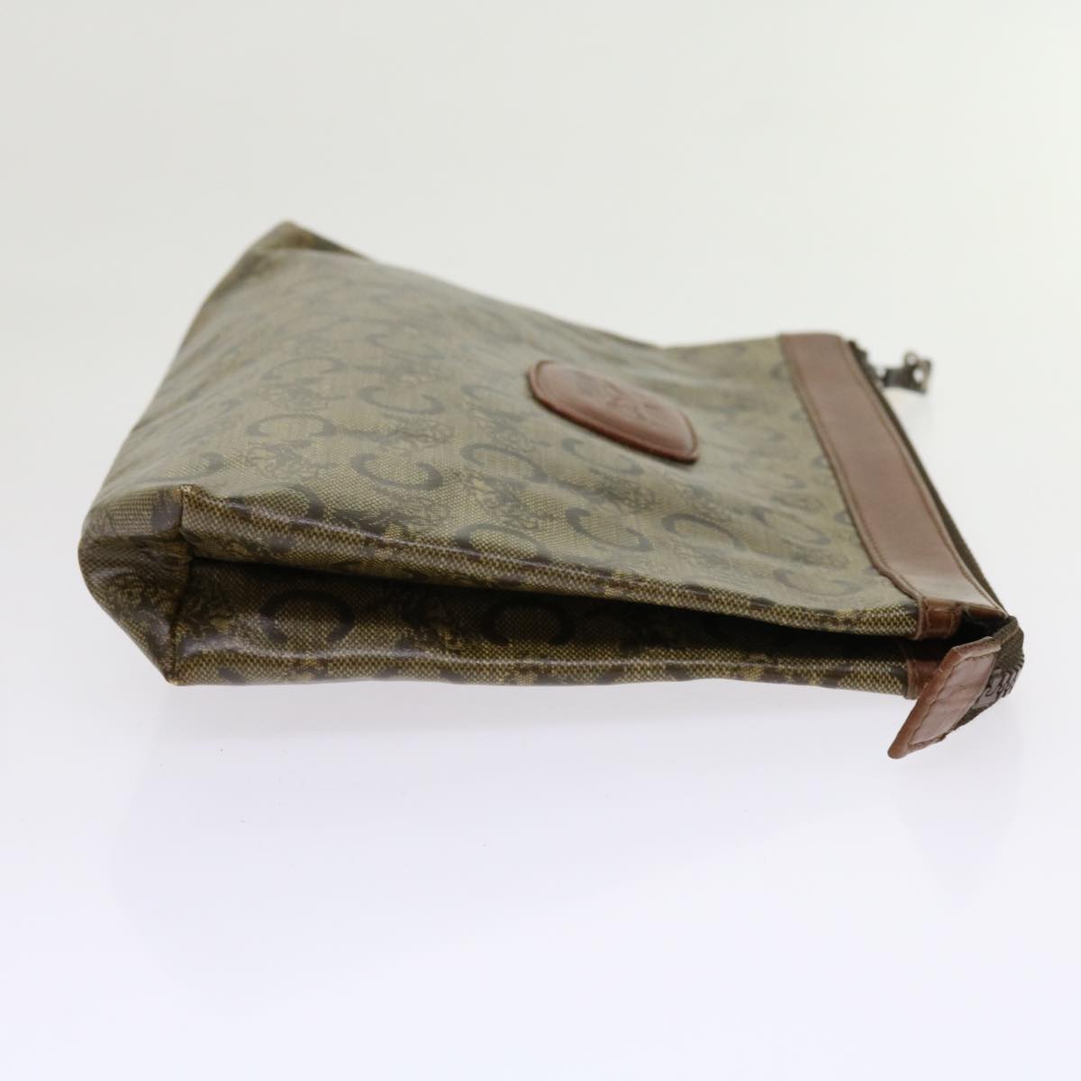 Luxury CELINE Macadam Canvas Clutch Bag Coated Canvas 4Set Beige Brown  10462
