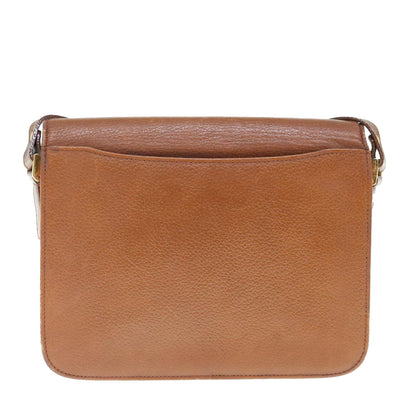 Luxury BurberrySs Shoulder Bag Leather Brown Auth bs11137
