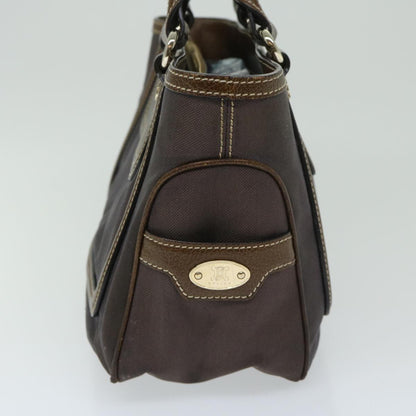 Luxury CELINE Hand Bag Canvas Brown  11179