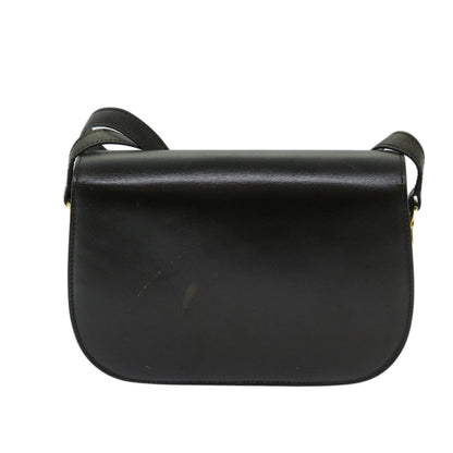 Luxury CELINE Shoulder Bag Leather Brown  11189
