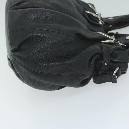 Luxury CELINE Hand Bag Leather Black  11458