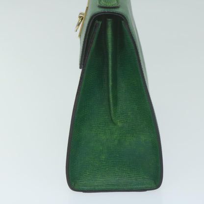 Luxury CELINE Hand Bag Leather Green  11459
