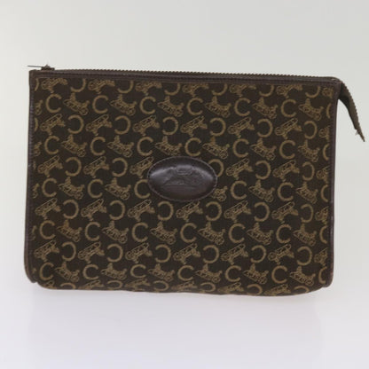 Luxury CELINE Macadam Canvas Clutch Bag 3Set Brown Beige black  11618