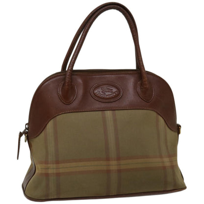 Luxury BurberrySs Hand Bag Canvas Brown Auth bs12031
