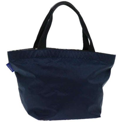 Luxury BurberrySs Blue Label Hand Bag Nylon Navy Auth bs12309