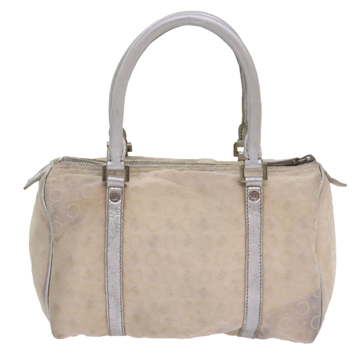 Luxury CELINE Macadam Canvas Hand Bag Clutch Bag PVC 4Set Brown Beige  12454