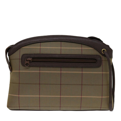 Luxury BurberrySs Nova Check Clutch Bag Canvas Beige Auth bs12794
