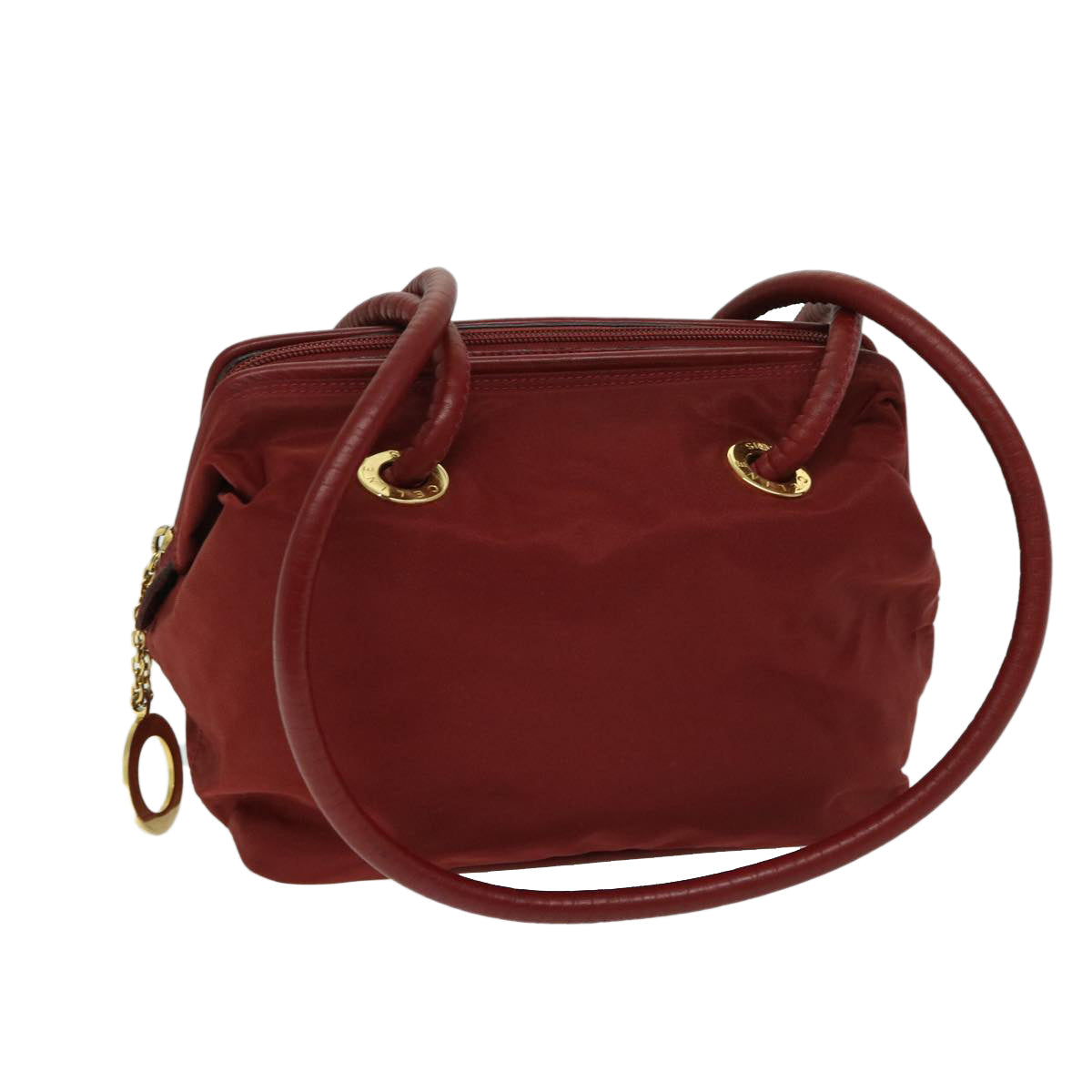 Luxury CELINE Shoulder Bag Nylon Red  12874