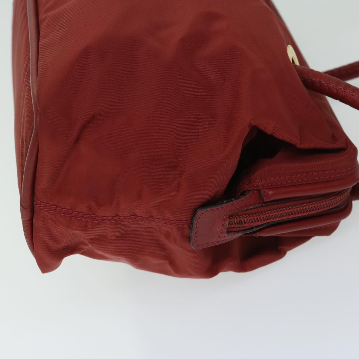 Luxury CELINE Shoulder Bag Nylon Red  12874