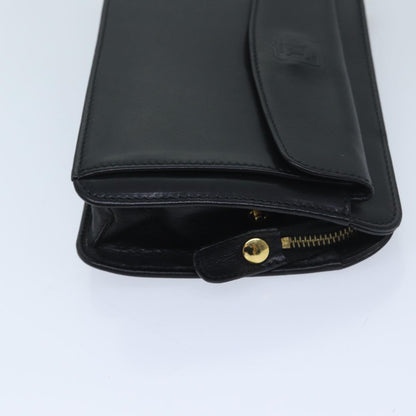 Luxury CELINE Clutch Bag Leather Black  13276