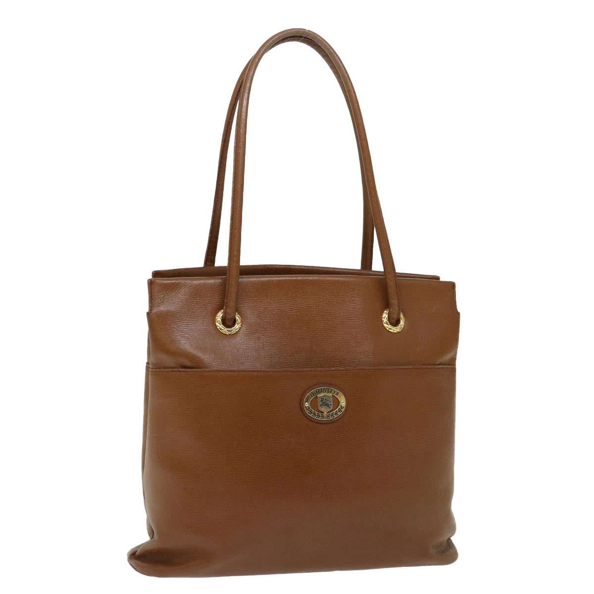 Luxury BurberrySs Shoulder Bag Leather Brown Auth bs13405