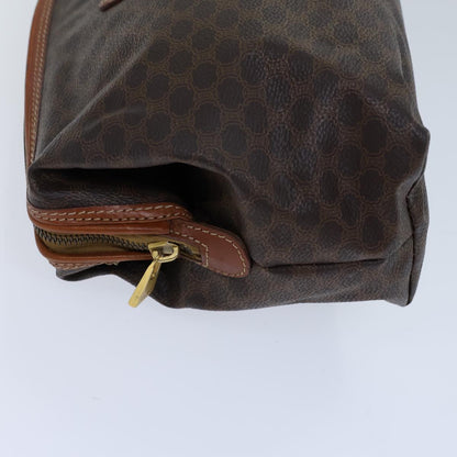 Luxury CELINE Macadam Canvas Pouch PVC Brown  13797