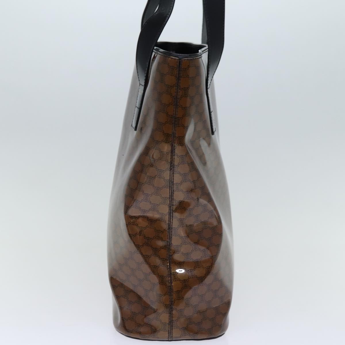 Luxury CELINE Macadam Canvas Tote Bag Brown  14321