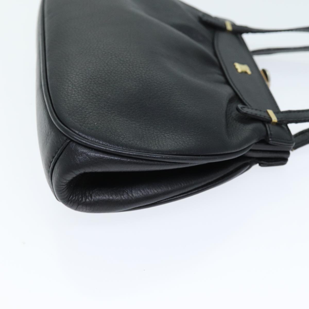 Luxury CELINE Hand Bag Leather Black  14458