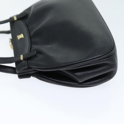 Luxury CELINE Hand Bag Leather Black  14458