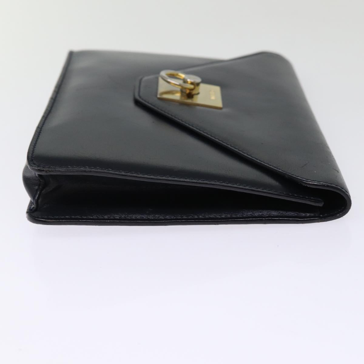 Luxury CELINE Clutch Bag Leather Black  14709